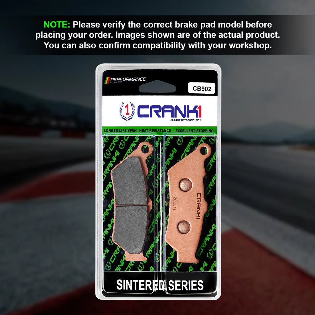 Sintered Brake Pads CB902