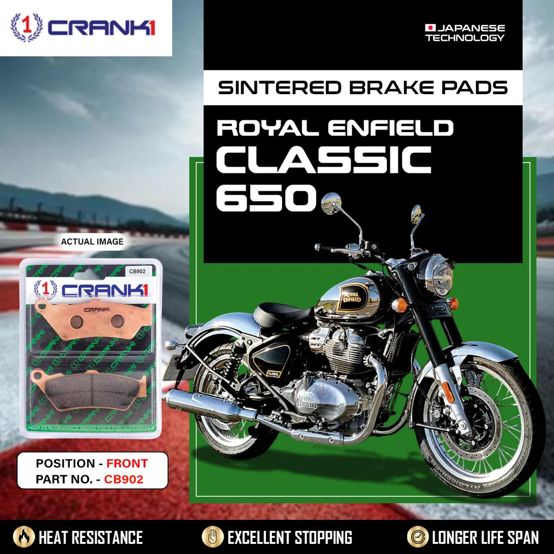 Sintered Brake Pads CB902