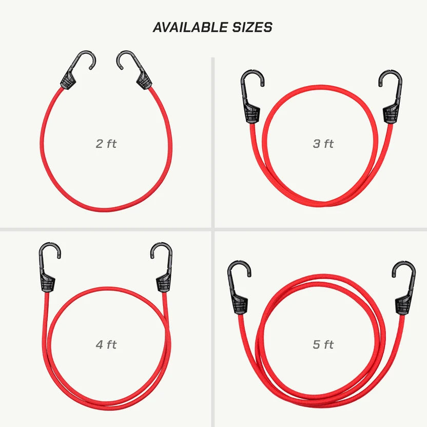Bungee Cord Tie Down Rope (Red)