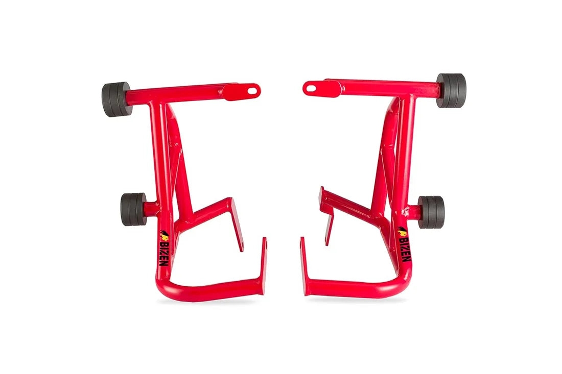 BIZEN HERO RED RALLY AND RALLY PRO PREMIUM CRASH GUARD WITH FRAME SLIDERS RED | XPULSE 200
