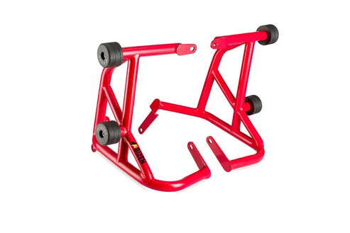 BIZEN HERO RED RALLY AND RALLY PRO PREMIUM CRASH GUARD WITH FRAME SLIDERS RED | XPULSE 200