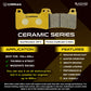 Ceramic Brake Pads For Bajaj Pulsar N160  Rear - CRM4174 - 1 Set