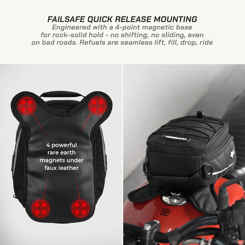 ACE MAGNETIC MOTORCYCLE TANK BAG - VIATERRA
