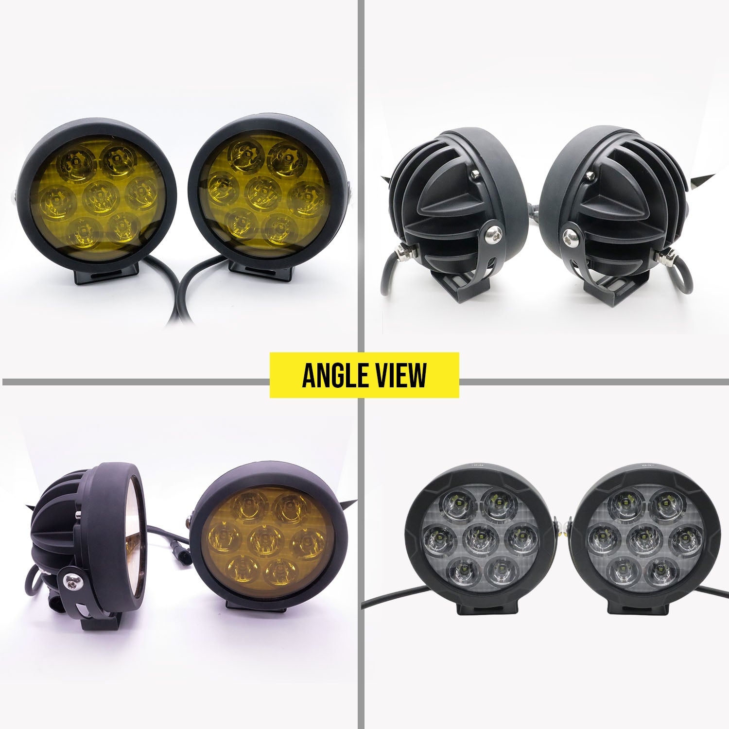 Led round light 2024 for car