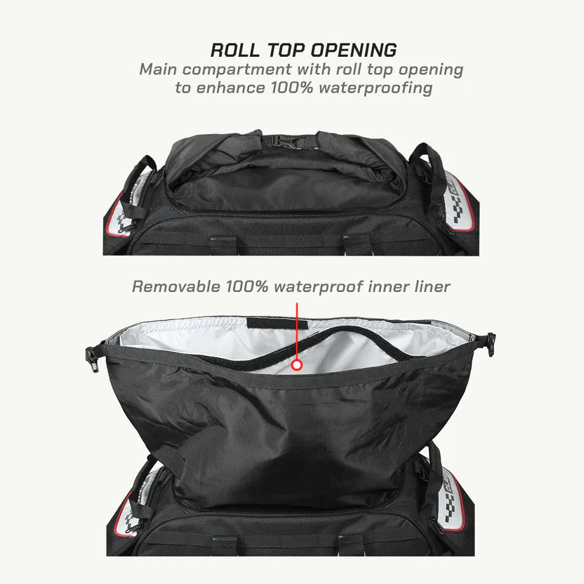 ViaTerra Claw - 100% Waterproof motorcycle tailbag (Universal)