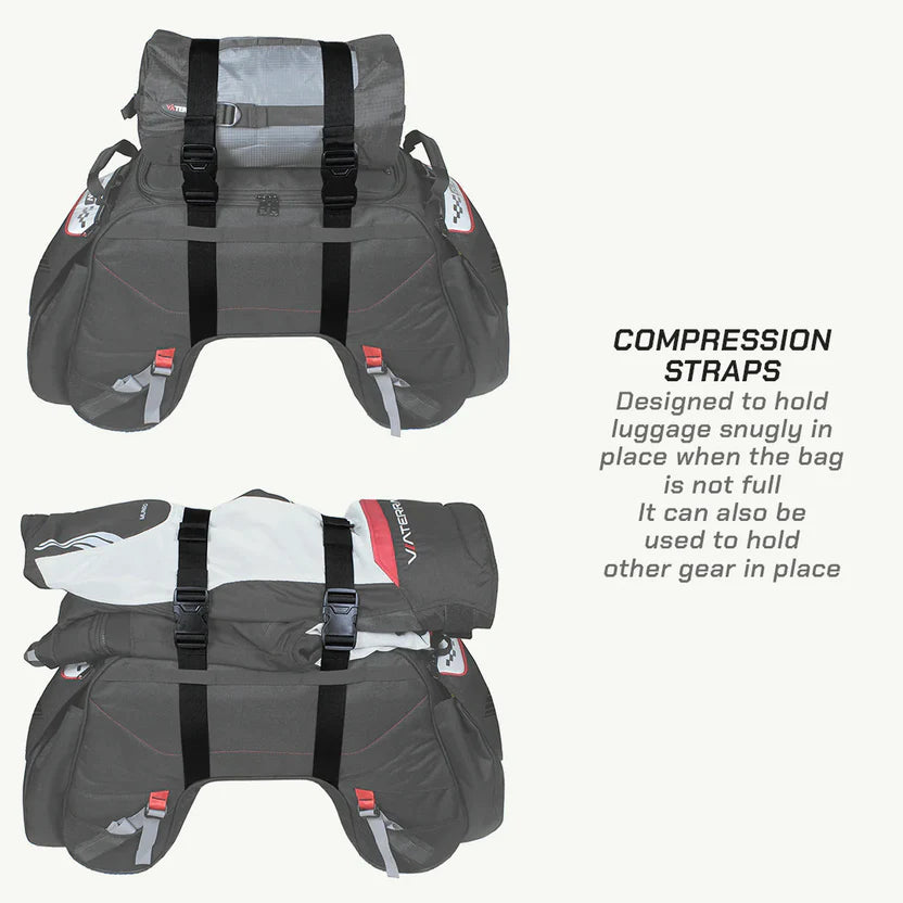 ViaTerra Claw - 100% Waterproof motorcycle tailbag (Universal)