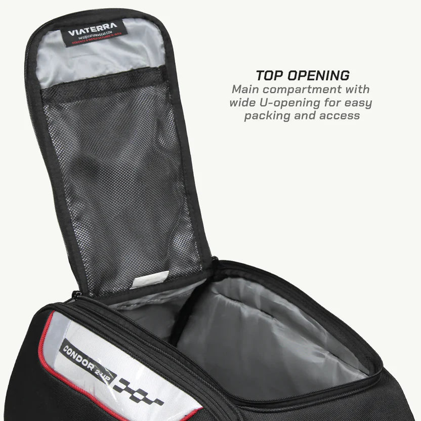 VIATERRA CONDOR 2UP - 100% WATERPROOF MOTORCYCLE SADDLE BAGS