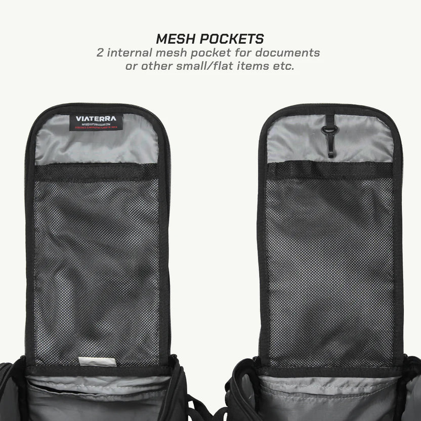 VIATERRA CONDOR 2UP - 100% WATERPROOF MOTORCYCLE SADDLE BAGS