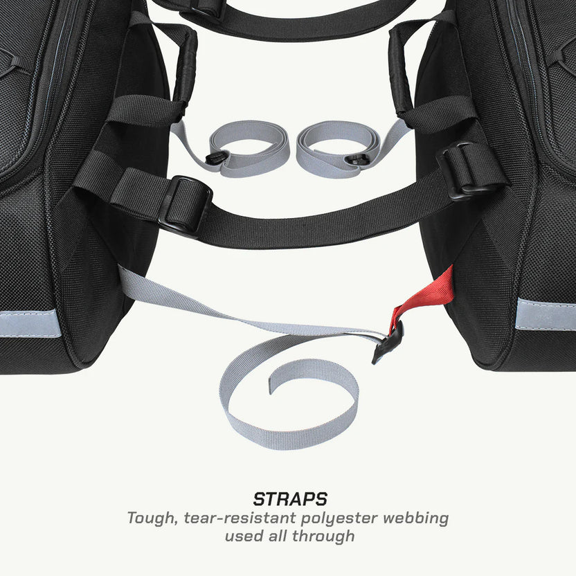 VIATERRA CONDOR 2UP - 100% WATERPROOF MOTORCYCLE SADDLE BAGS