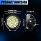 VK   750   WITH   HARNESS   7   LED   AUXILIARY   Fog   Light   60W   piece   Motorcycle   &   Car   Light   |   With   Switch   &   Wire   Harness   |   Universal   Fit   |   High   Brightness   |   Waterproof   (Pack   of   2)   (MGF3)