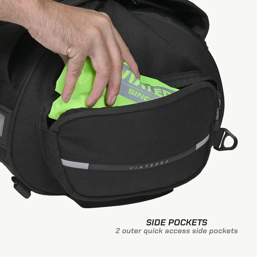 VIATERRA RTW SERIES - HAMMERHEAD 45 UNIVERSAL MOTORCYCLE TAILBAG