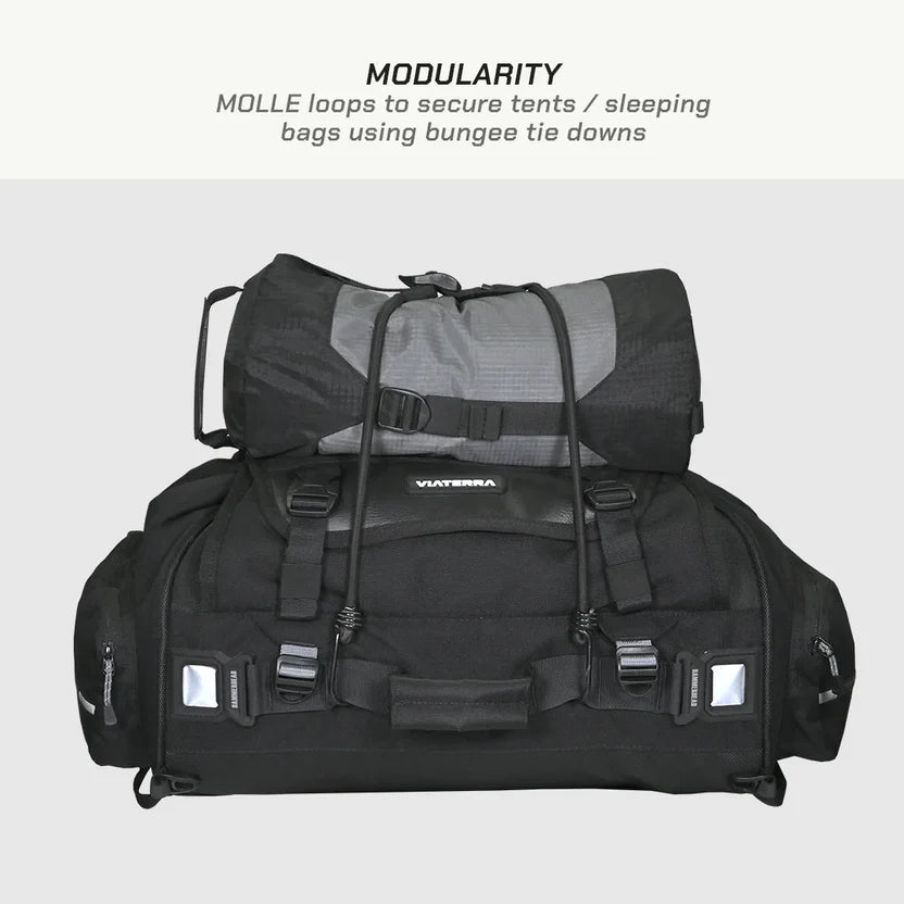 VIATERRA RTW SERIES - HAMMERHEAD 45 UNIVERSAL MOTORCYCLE TAILBAG