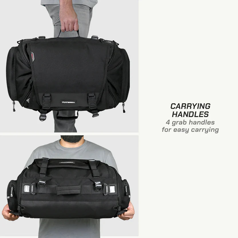 VIATERRA RTW SERIES - HAMMERHEAD 45 UNIVERSAL MOTORCYCLE TAILBAG