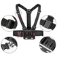 Adjustable Body Harness Chest Belt Strap Mount Accessory Compatible with GoPro Hero 13 12 11 10 9 8 7 6 5 4 3+ 3 SJcam Yi and Other Action Cameras