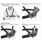 Adjustable Body Harness Chest Belt Strap Mount Accessory Compatible with GoPro Hero 13 12 11 10 9 8 7 6 5 4 3+ 3 SJcam Yi and Other Action Cameras
