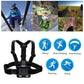 Adjustable Body Harness Chest Belt Strap Mount Accessory Compatible with GoPro Hero 13 12 11 10 9 8 7 6 5 4 3+ 3 SJcam Yi and Other Action Cameras