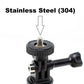 Tripod Mount with Stainless Steel Nut Adapter 1/4 Thread ABS  Compatible with GoPro Hero 13 12 11 10 9 8 7 6 5 4 3+ 3 /Insta-360//DJI Osmo Pocket/SJCAM/Xiaomi/YI All Action Cameras