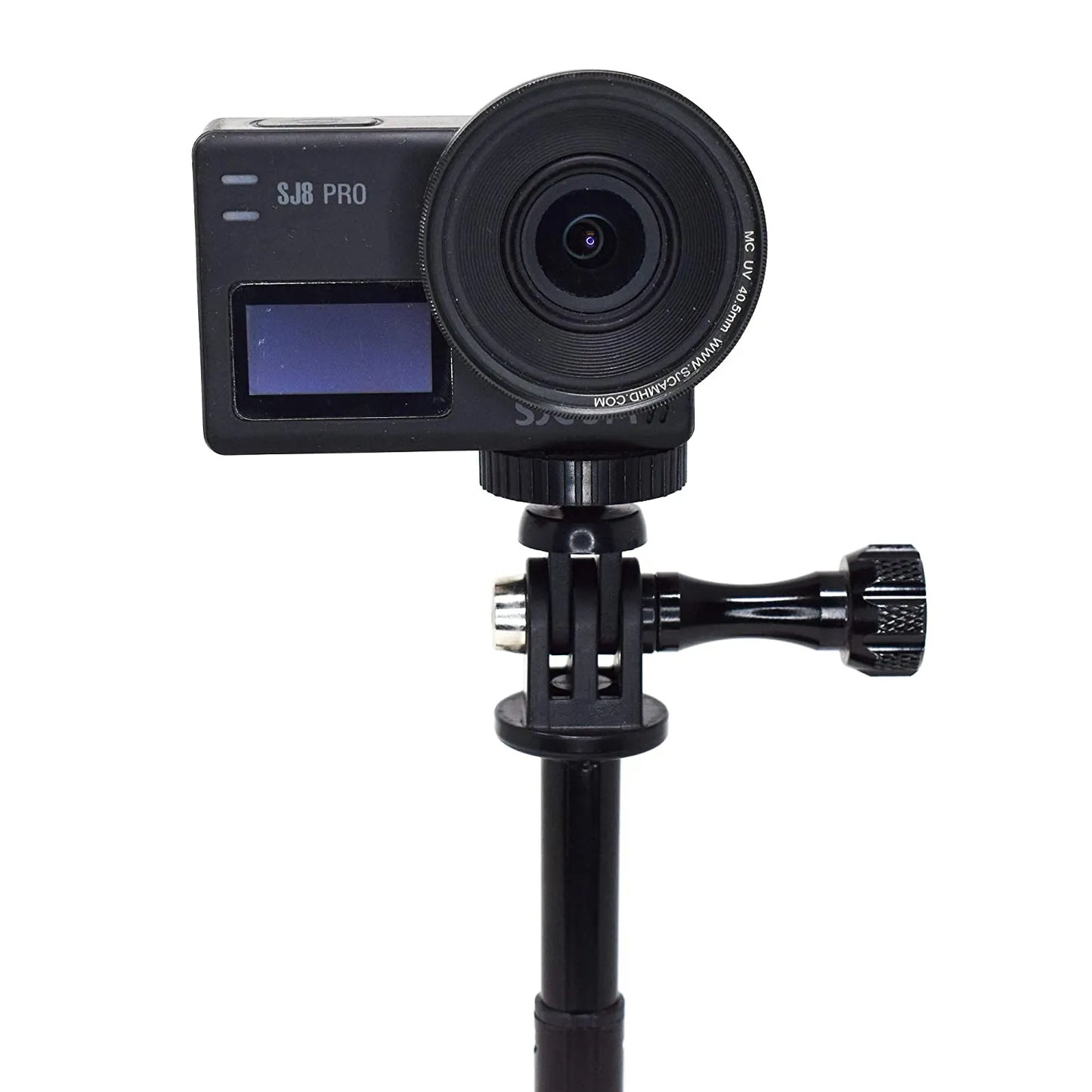 Tripod Mount with Stainless Steel Nut Adapter 1/4 Thread ABS  Compatible with GoPro Hero 13 12 11 10 9 8 7 6 5 4 3+ 3 /Insta-360//DJI Osmo Pocket/SJCAM/Xiaomi/YI All Action Cameras