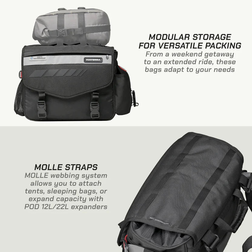 LEH MINI 100% WATERPROOF SADDLEBAGS