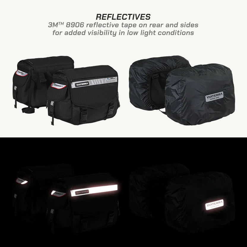 VIATERRA LEH - 100% WATERPROOF MOTORCYCLE SADDLEBAGS