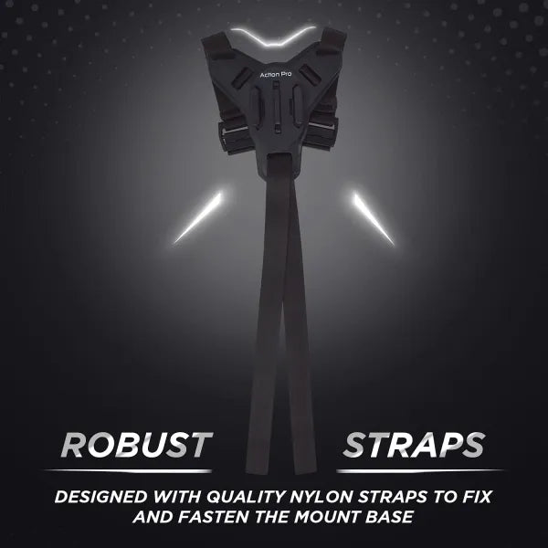 Helmet Chin Mount Strap with J Hook Compatible with All Smartphones and GoPro 13 12 11 10 9 8 7 5 4 | SJCAM | DJI Osmo | Insta 360 X4 X3 X2 & Other Action Cameras [Made in India] (Black)