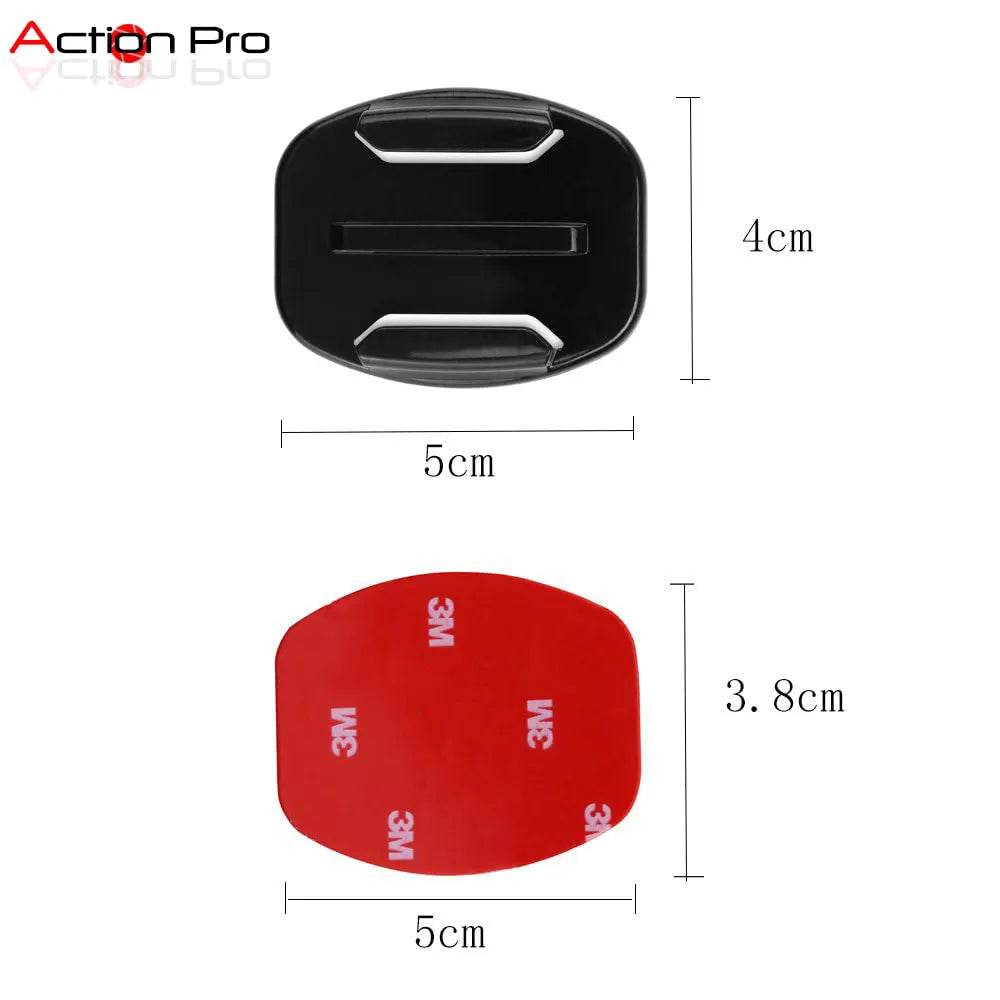 3M Flat Adhesive Sticky Mount Compatible with GoPro-13/12/11/10/9/8/7/6/5/4/3+/3/SJCam/Yi Action Cameras