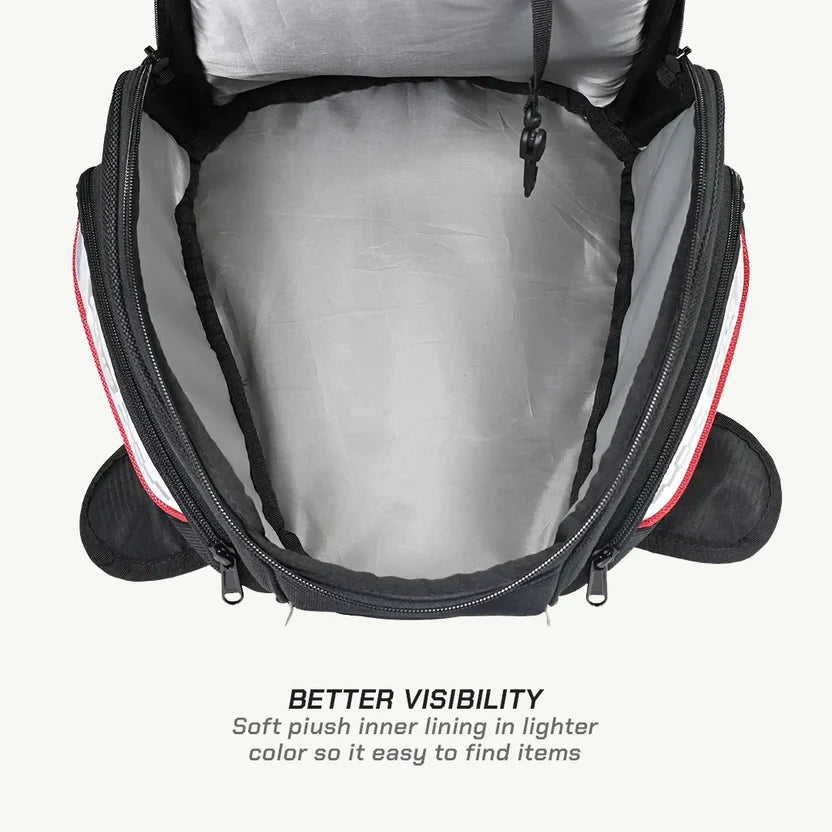 MOTORCYCLE TANK BAG OXUS (MAGNETIC) - VIATERRA
