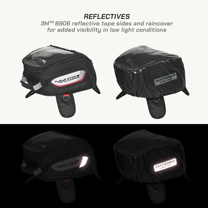 MOTORCYCLE TANK BAG OXUS (MAGNETIC) - VIATERRA