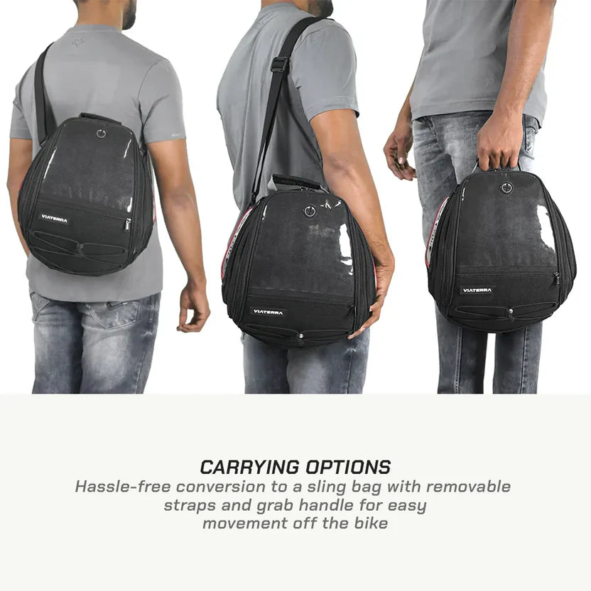 MOTORCYCLE TANK BAG OXUS (MAGNETIC) - VIATERRA