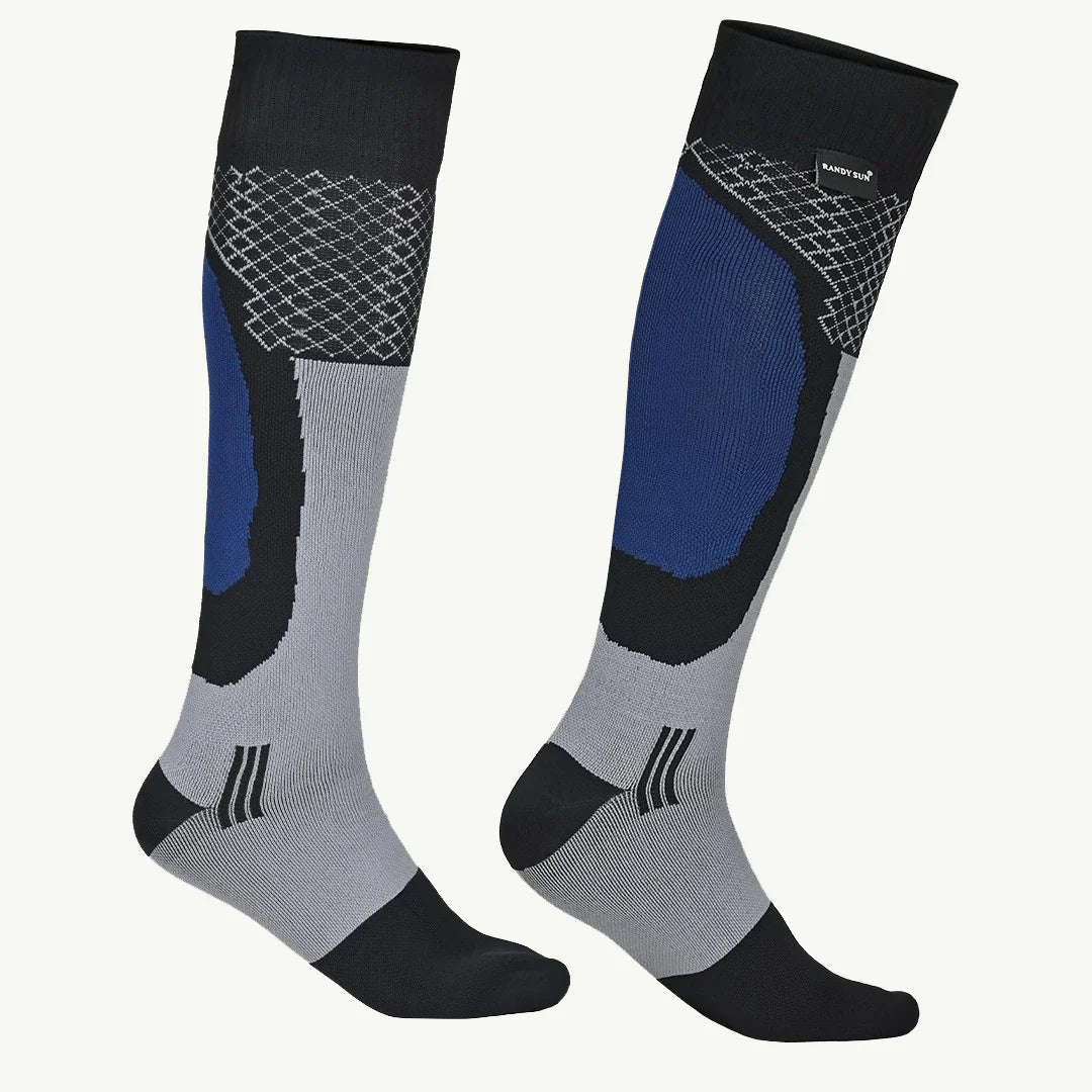 WATERPROOF SOCKS KNEE HIGH (BLUE/GRAY) - VIATERRA