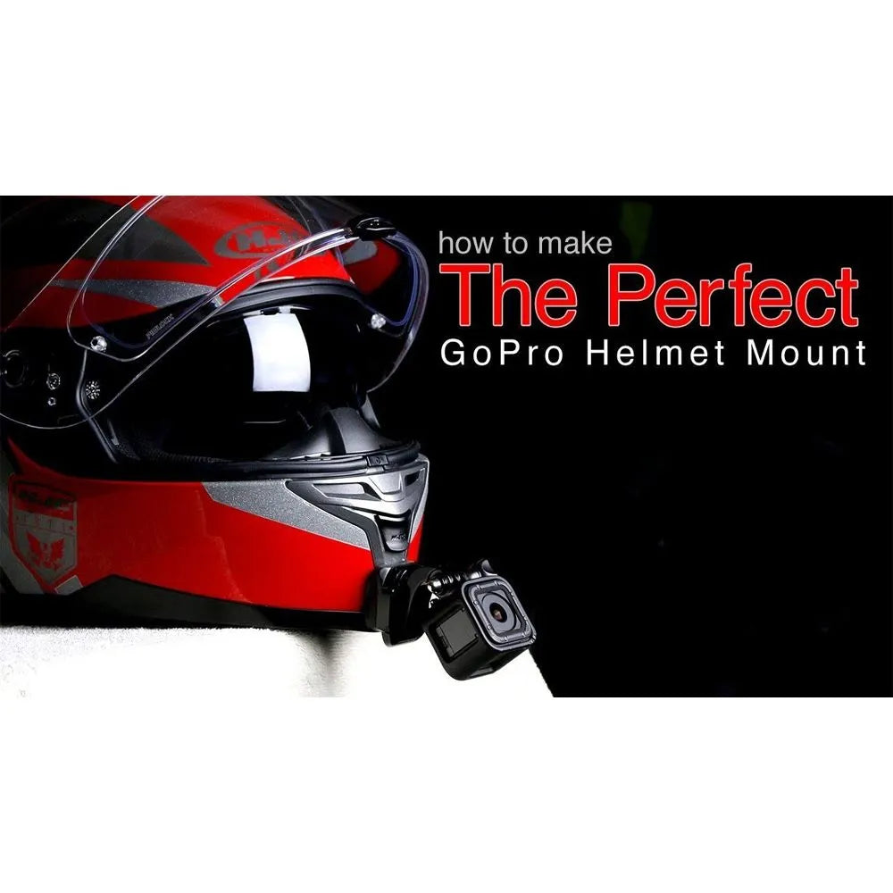Helmet Mount Kit Front and Side Compatible with GoPro Hero 13 12 11 10 9 8 7 6 5 4 3+ 3 Yi 4K Eken SJCAM Noise and Other Action Camera