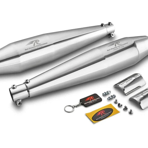 Red Rooster Stellar Exhaust for RE Shotgun 650 - SS Polish - Red Rooster Performance