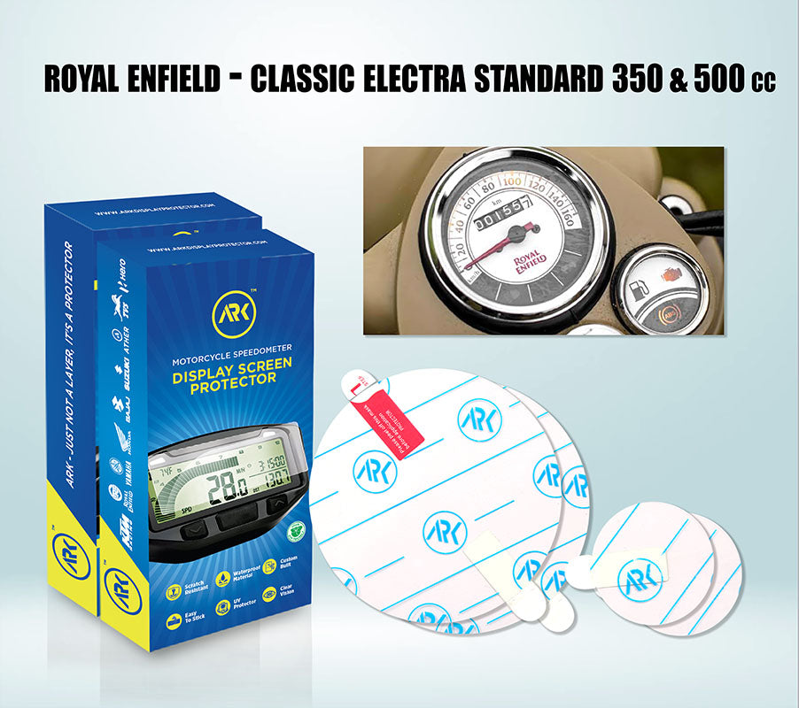 Display Screen Protector Royal Enfield Classic, Electra, Standard 350 & 500 CC