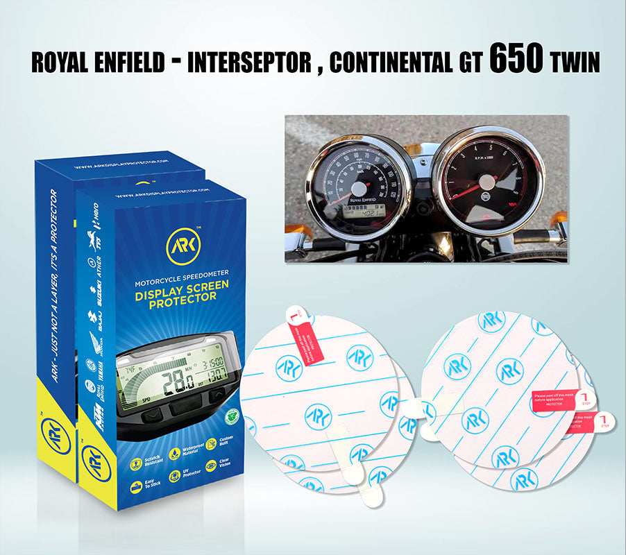 Display Screen Protector Royal Enfield Interceptor, Continental GT 650 TWIN