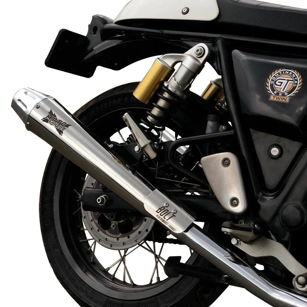 Bolt on online motorcycle exhaust