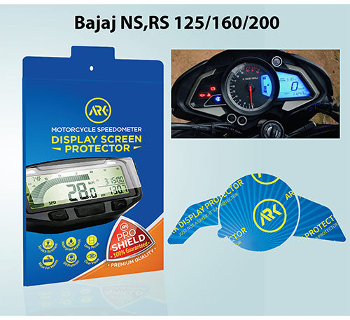 Bajaj NS, RS 125, 160, 200 Bike Display Protector