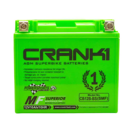 CRANK1 - Battery For DUCATI DIAVEL 1260 S-CB12B-BS-CRANK1
