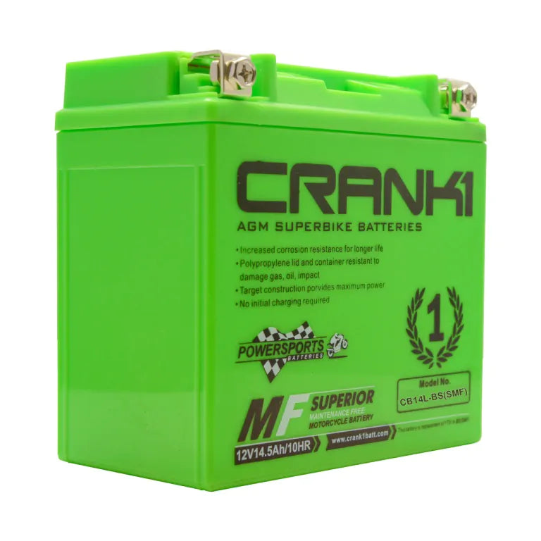 CRANK1 - Battery For HARLEY DAVIDSON SUPERLOW 883-CB14L-BS-CRANK1